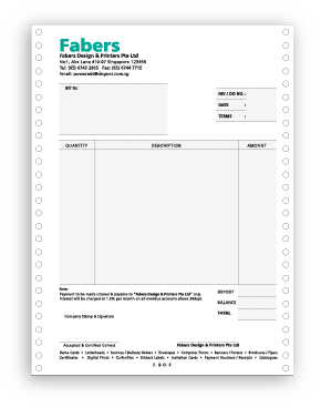 computer form printing